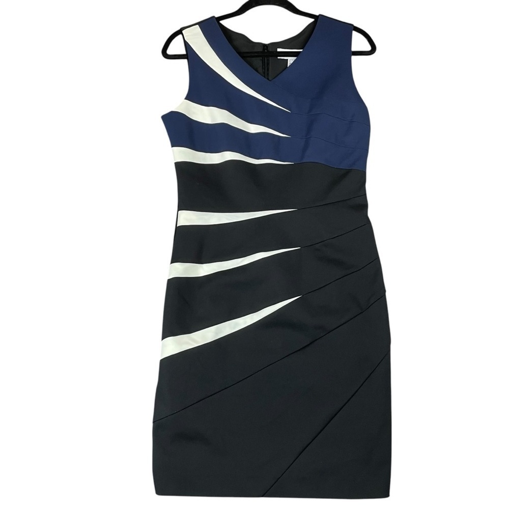Belle Badgley Mischka Sleeveless Fitted Cocktail Career Date Night Dress - Sz 8